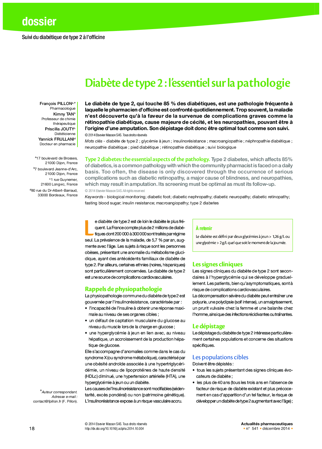 Diabète de type 2 : l’essentiel sur la pathologie