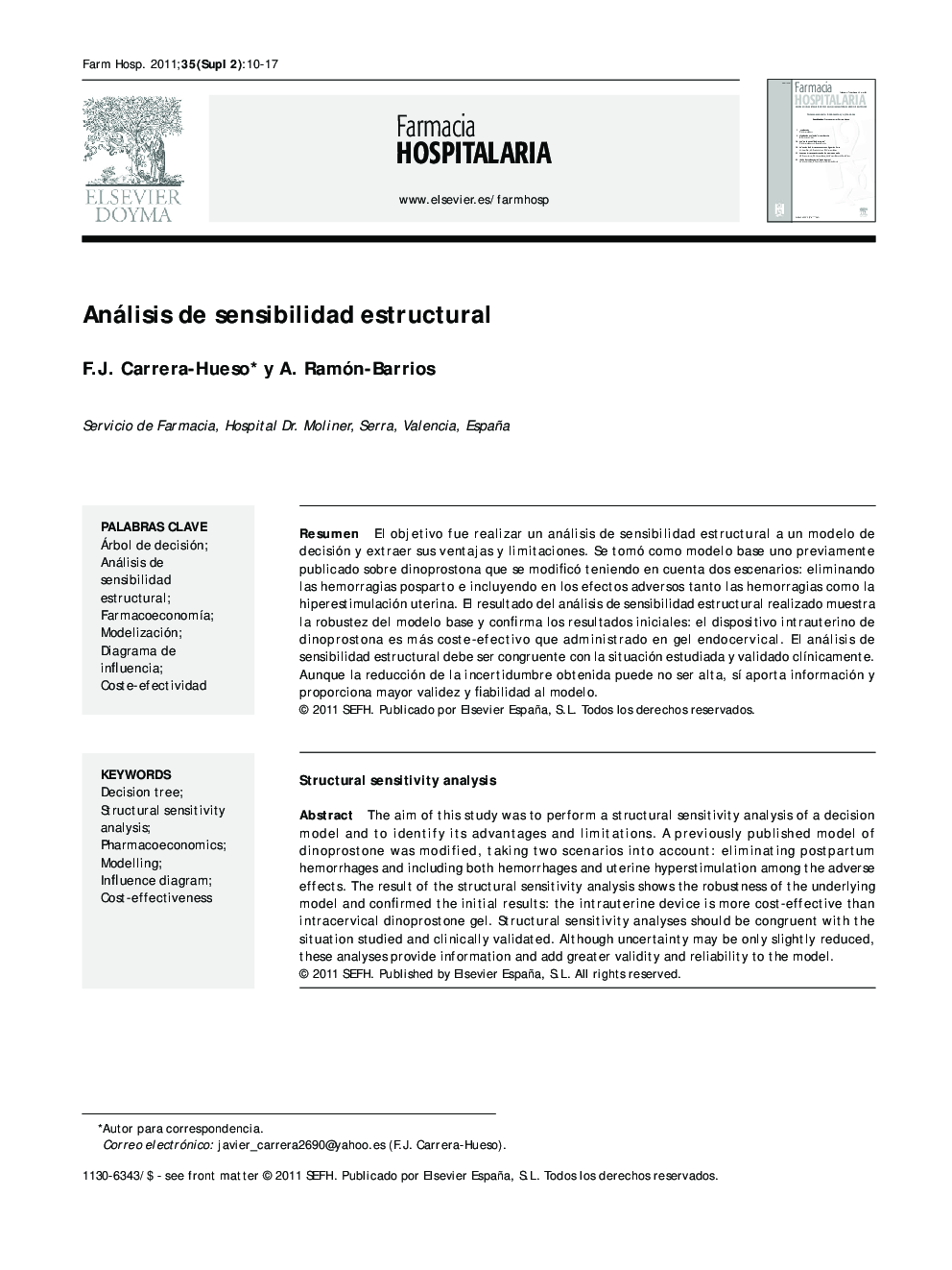 Análisis de sensibilidad estructural