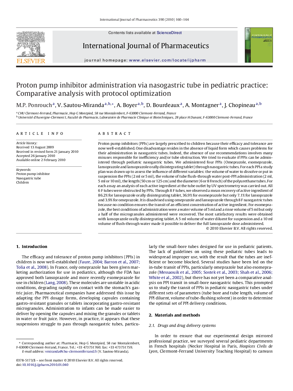 Proton pump inhibitor administration via nasogastric tube in pediatric practice: Comparative analysis with protocol optimization