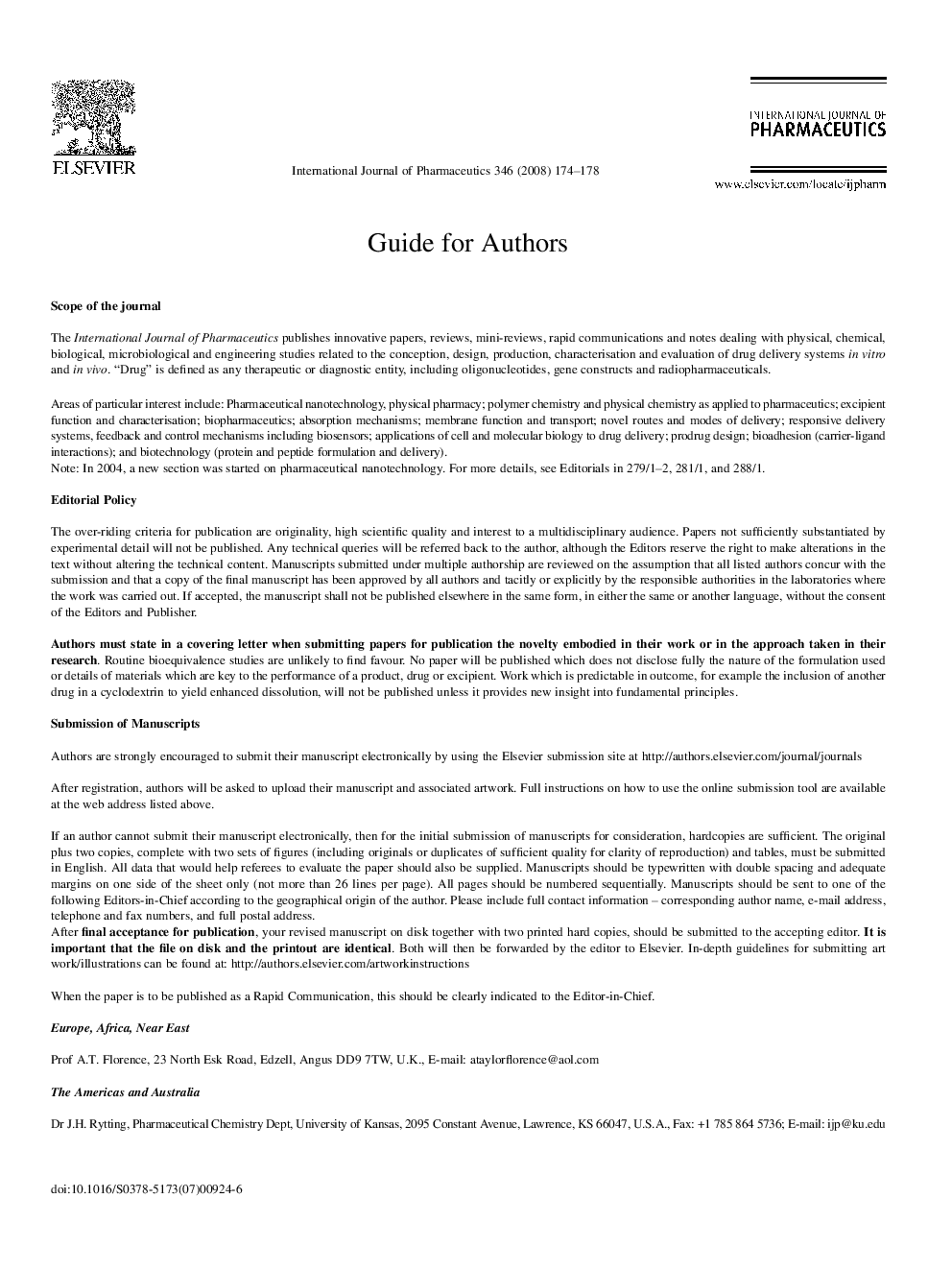 Guide for Authors