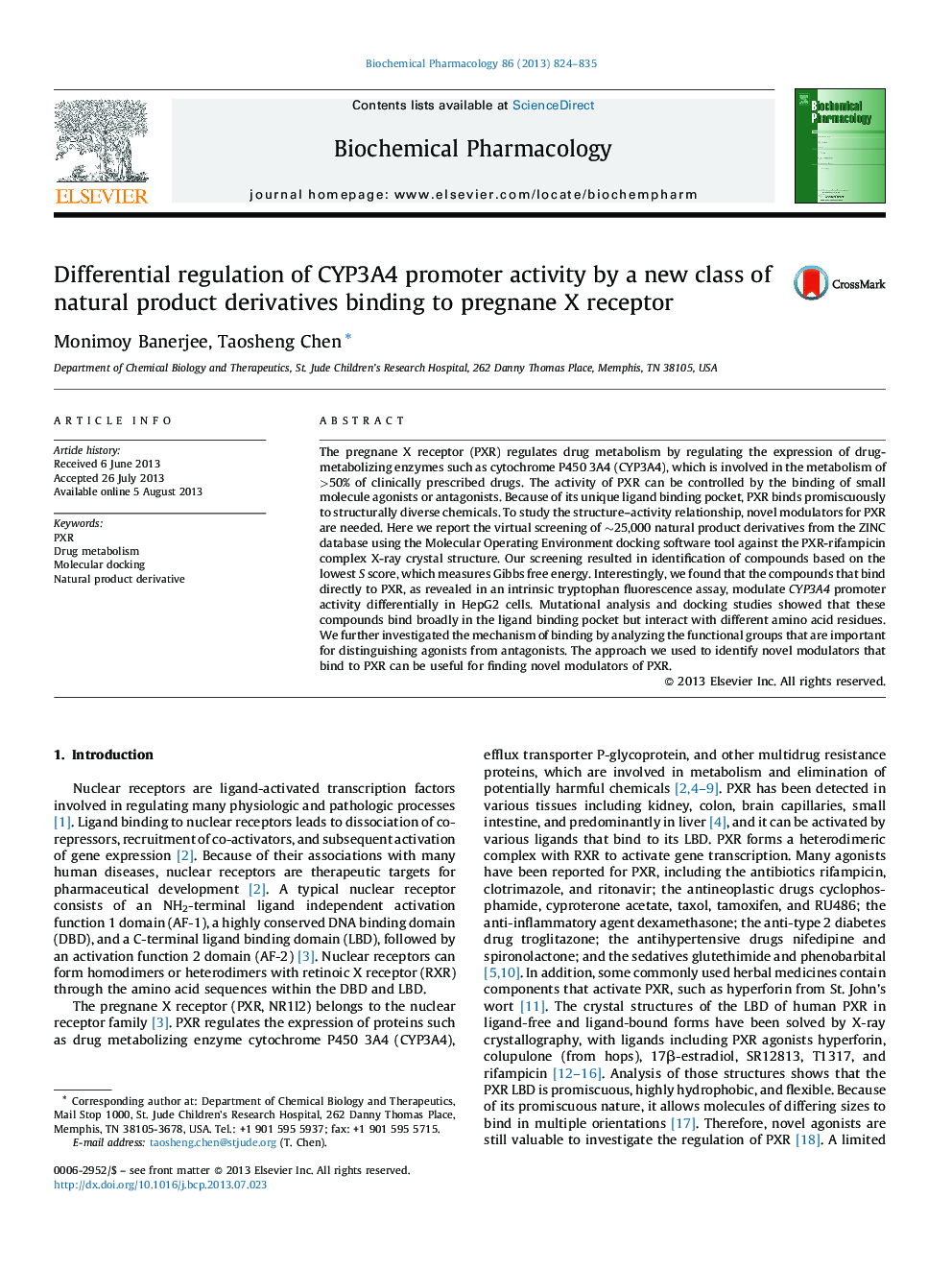 Differential regulation of CYP3A4 promoter activity by a new class of natural product derivatives binding to pregnane X receptor