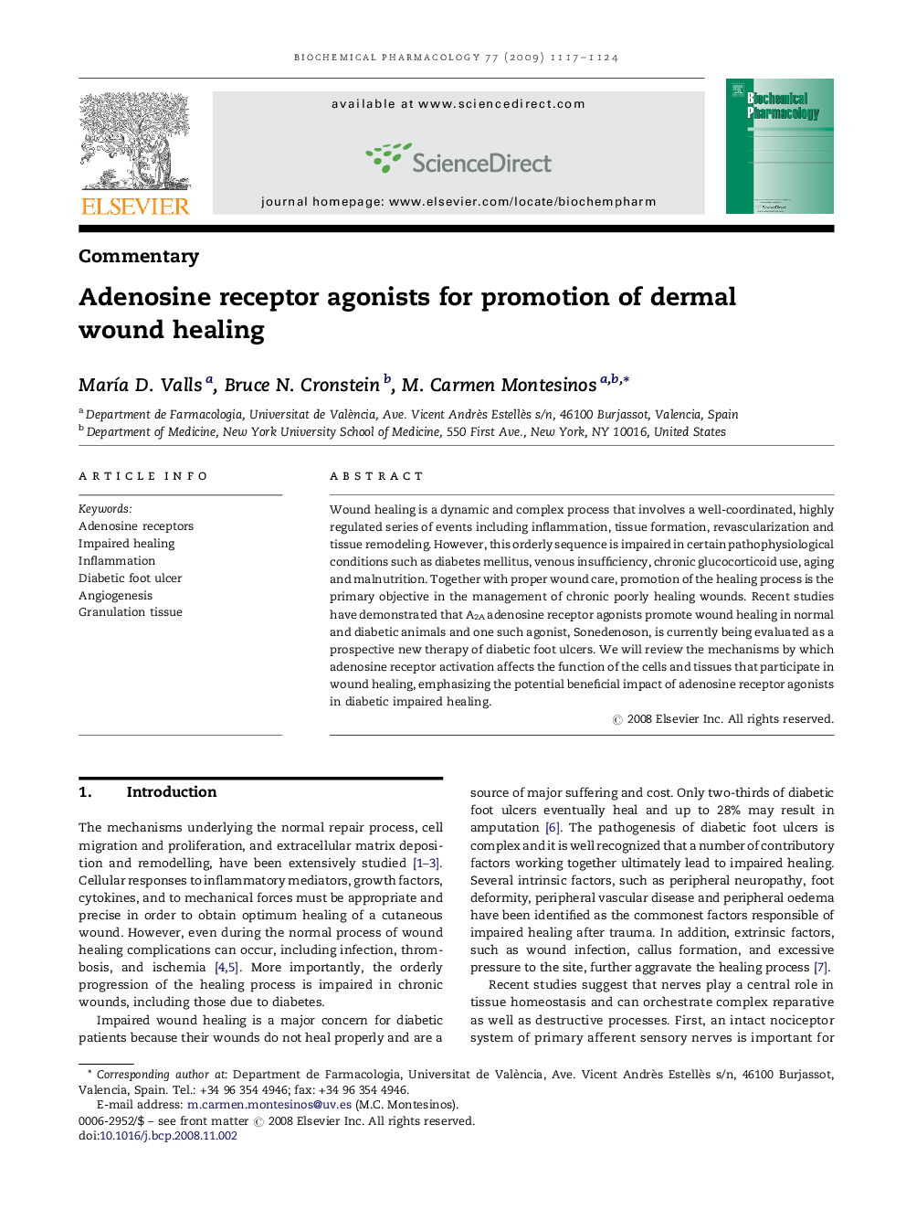 Adenosine receptor agonists for promotion of dermal wound healing