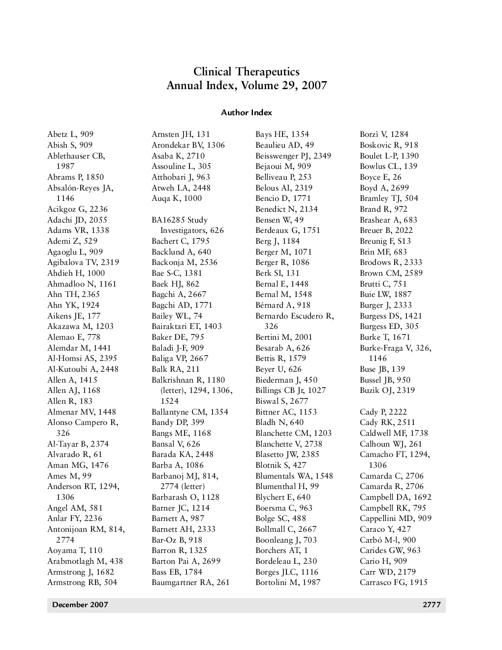 Author Index