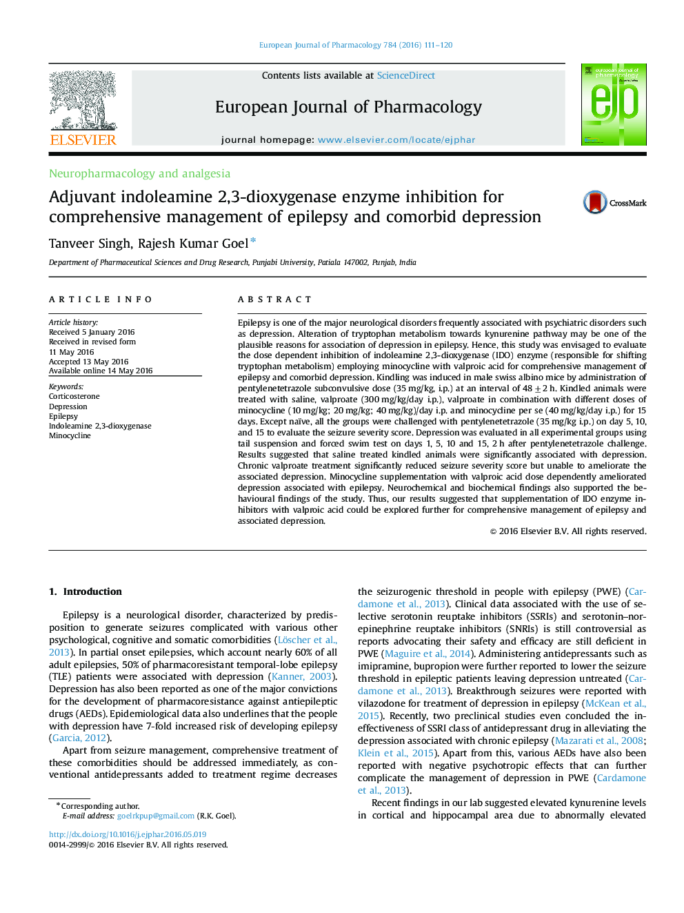 Adjuvant indoleamine 2,3-dioxygenase enzyme inhibition for comprehensive management of epilepsy and comorbid depression