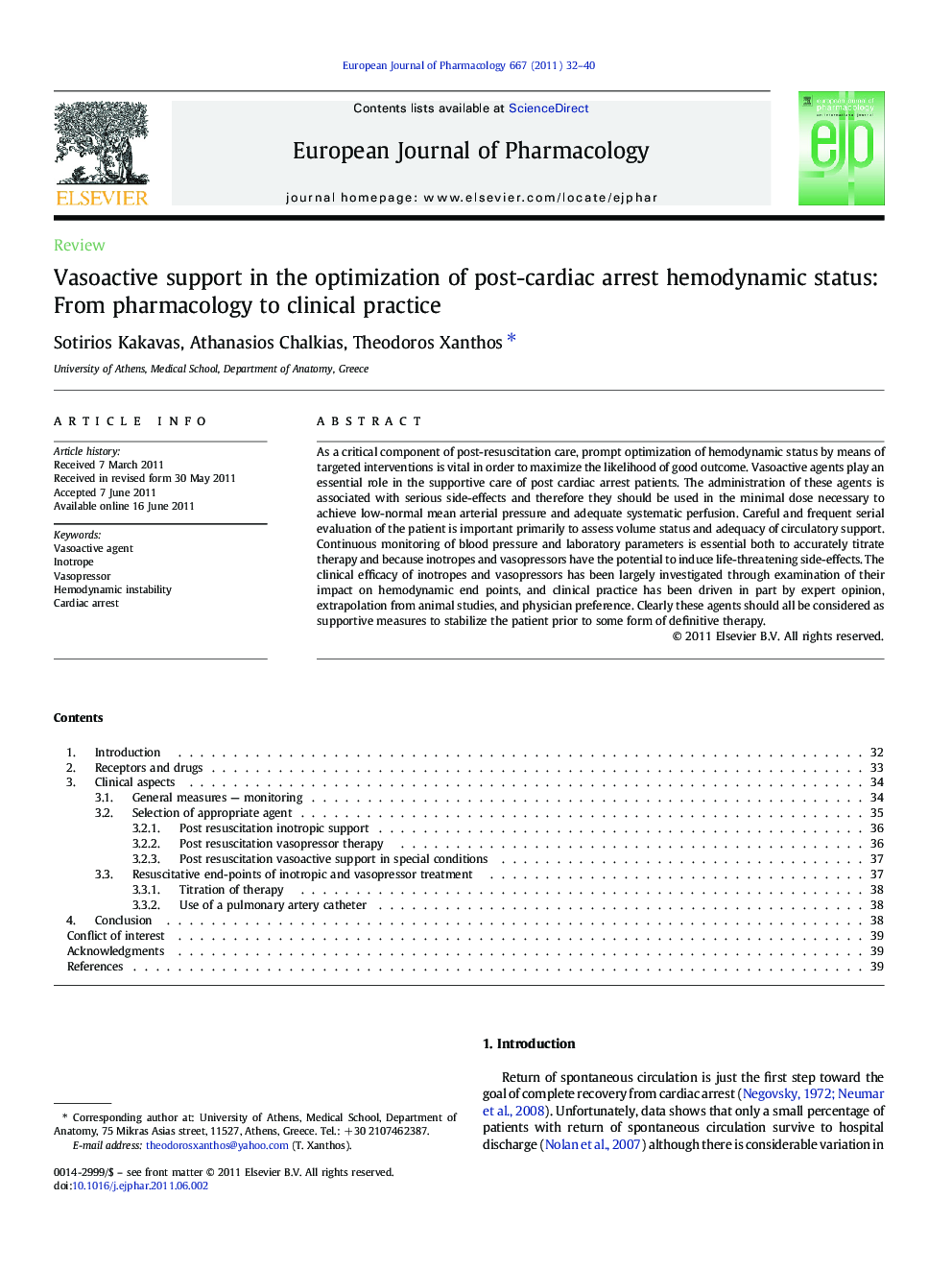 Vasoactive support in the optimization of post-cardiac arrest hemodynamic status: From pharmacology to clinical practice