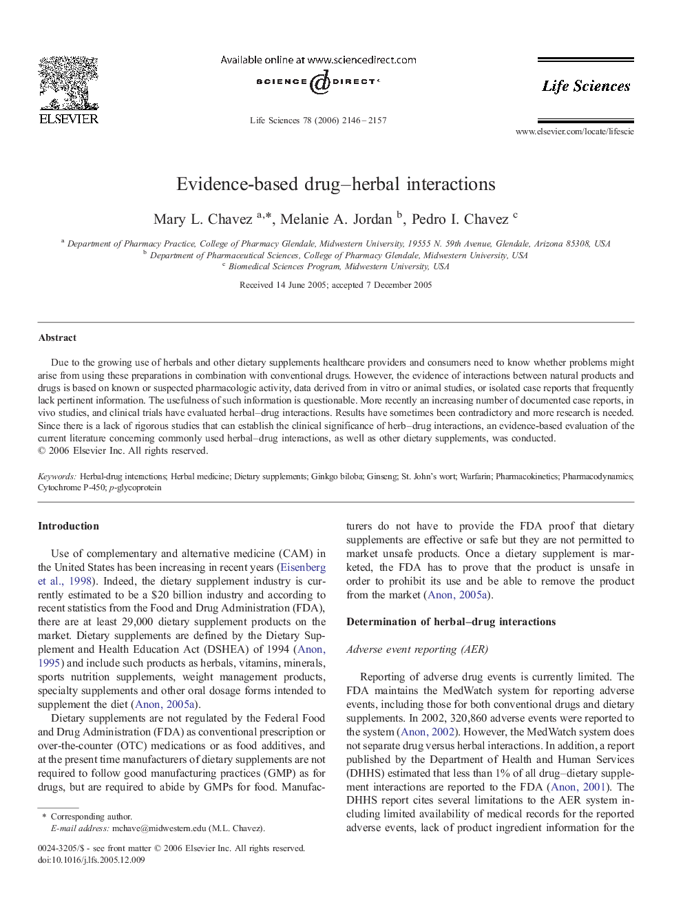 Evidence-based drug–herbal interactions