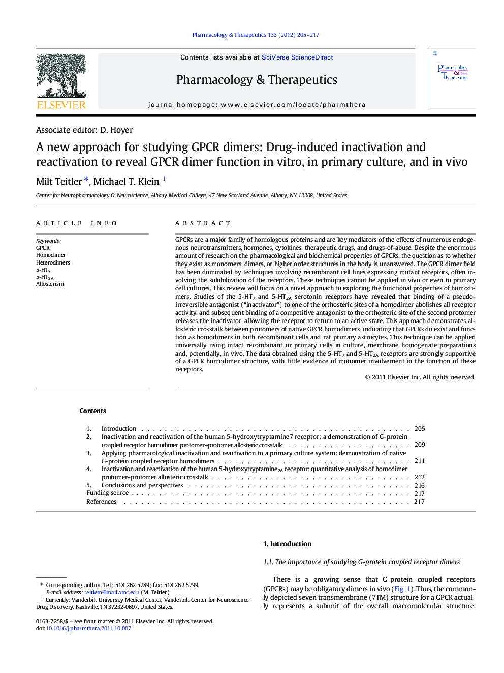 A new approach for studying GPCR dimers: Drug-induced inactivation and reactivation to reveal GPCR dimer function in vitro, in primary culture, and in vivo