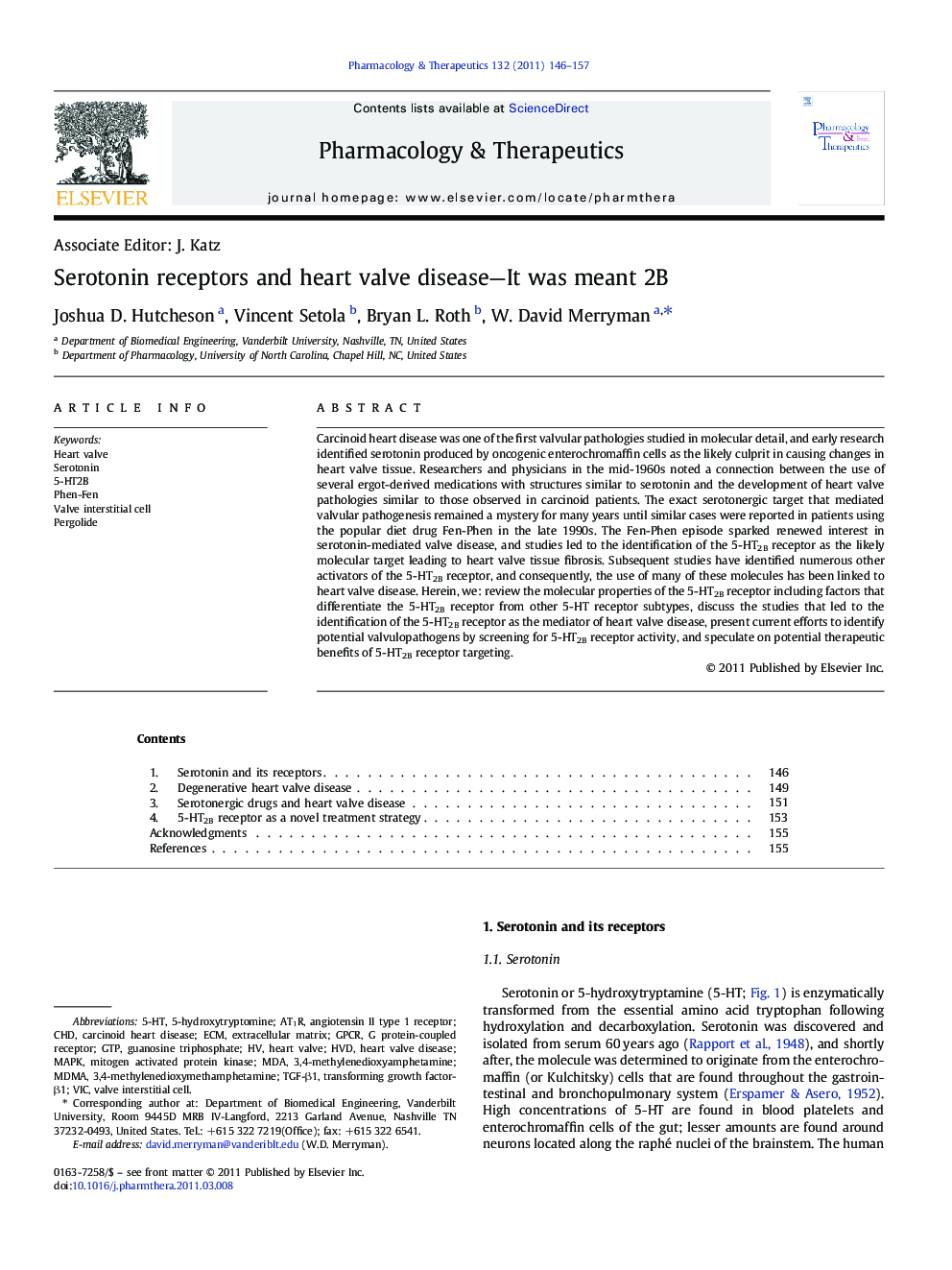 Serotonin receptors and heart valve disease—It was meant 2B