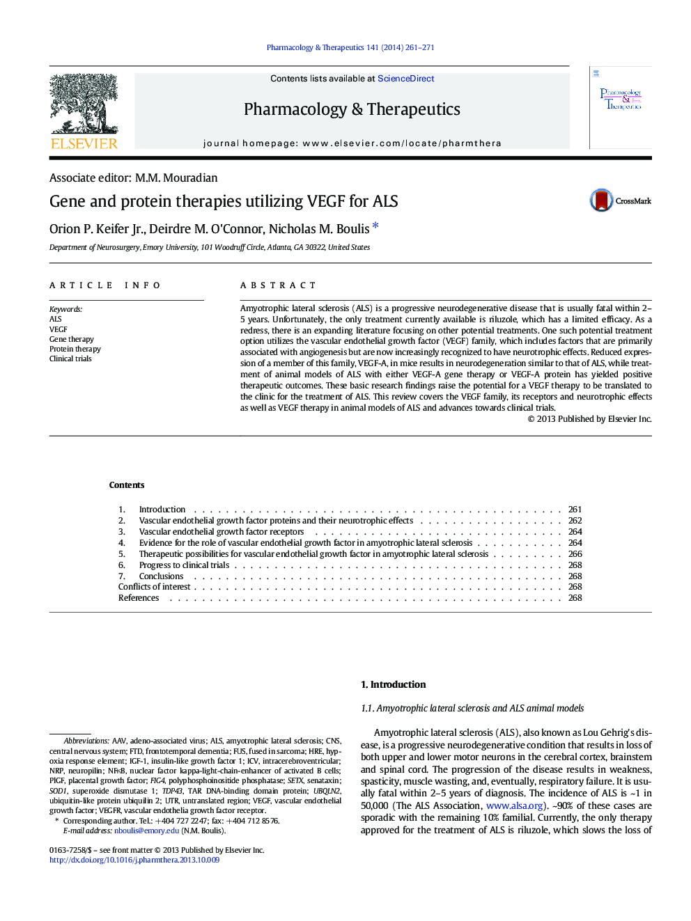 Gene and protein therapies utilizing VEGF for ALS