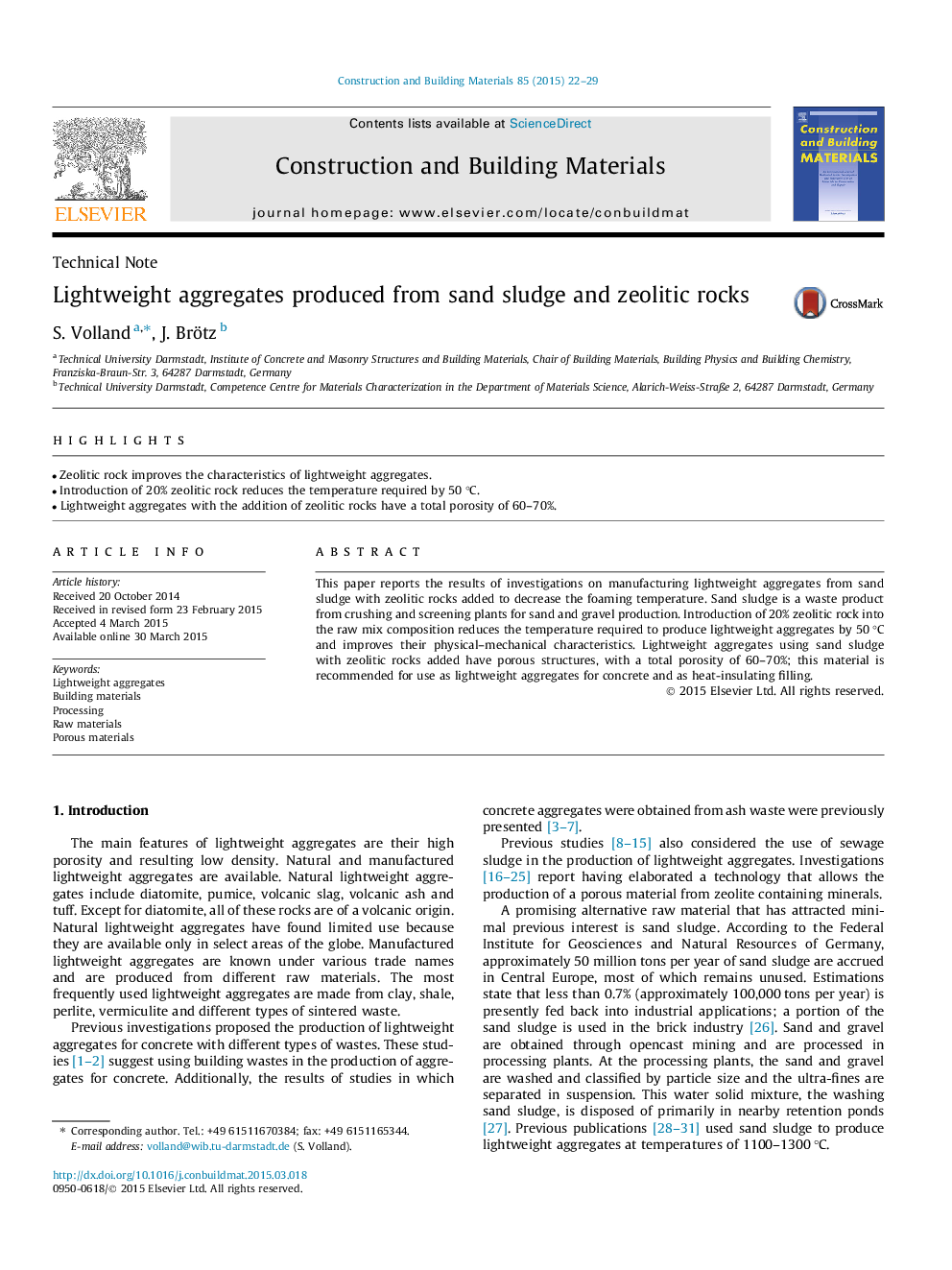 Lightweight aggregates produced from sand sludge and zeolitic rocks