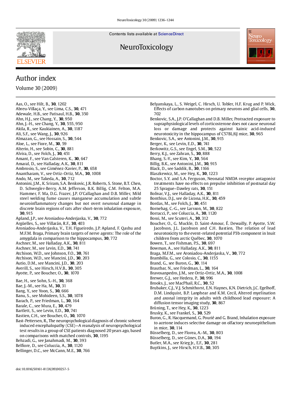 Author Index