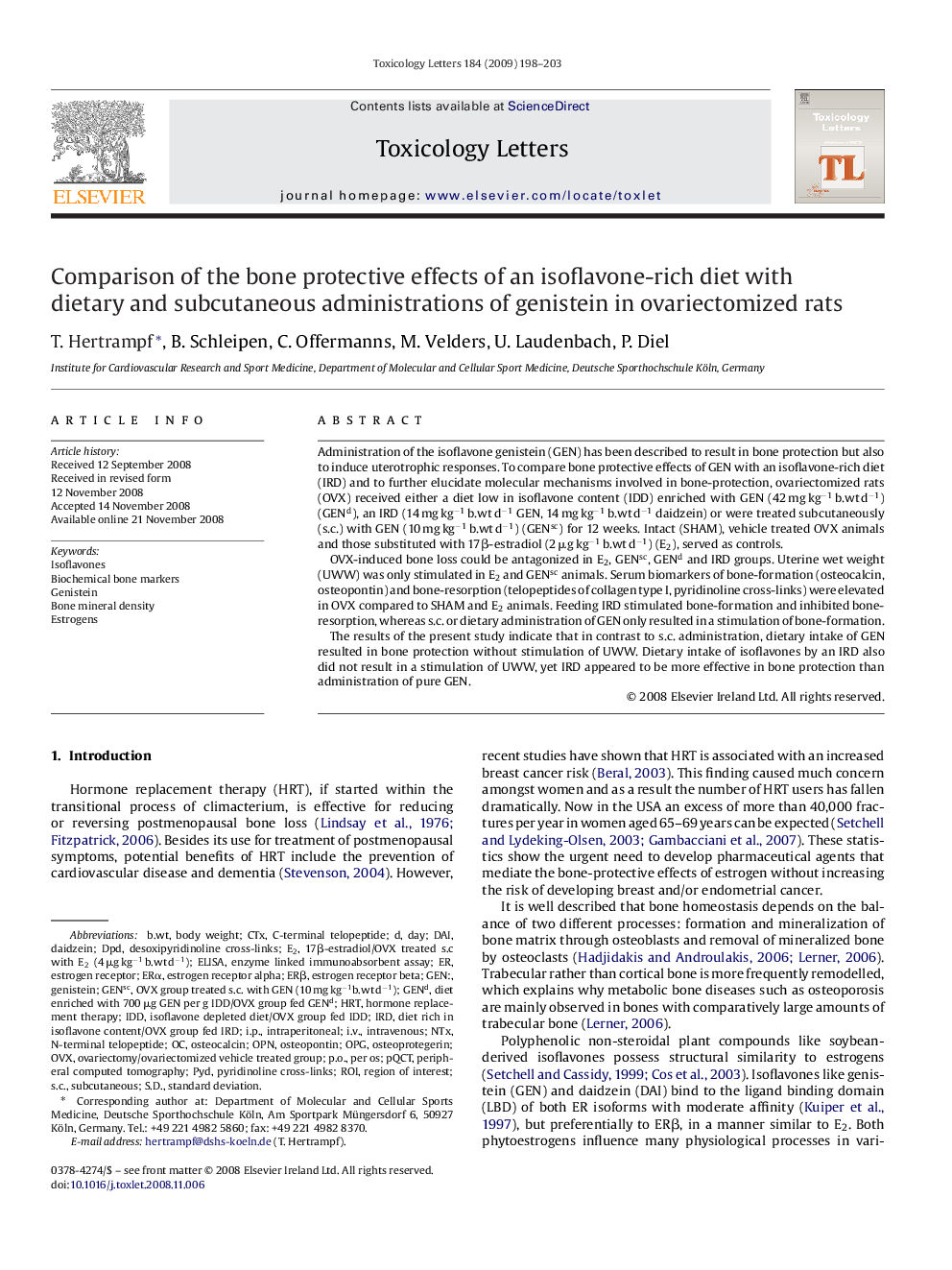 Comparison of the bone protective effects of an isoflavone-rich diet with dietary and subcutaneous administrations of genistein in ovariectomized rats