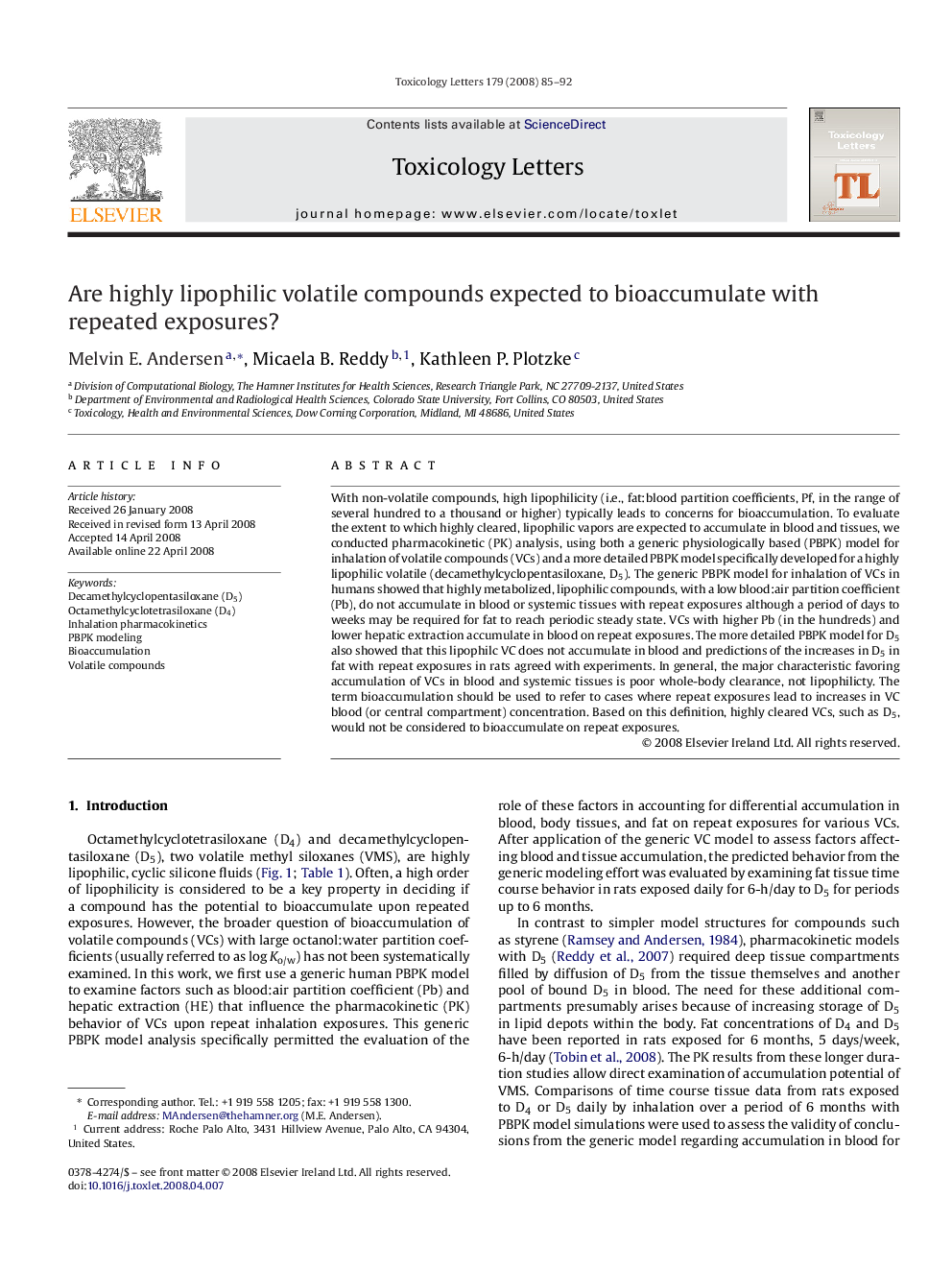 Are highly lipophilic volatile compounds expected to bioaccumulate with repeated exposures?