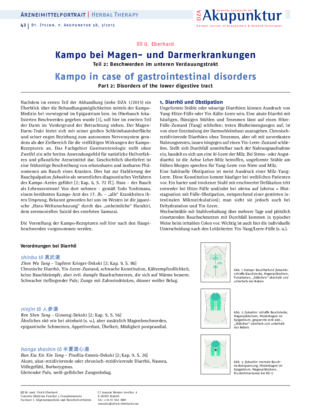 Kampo bei Magen- und Darmerkrankungen