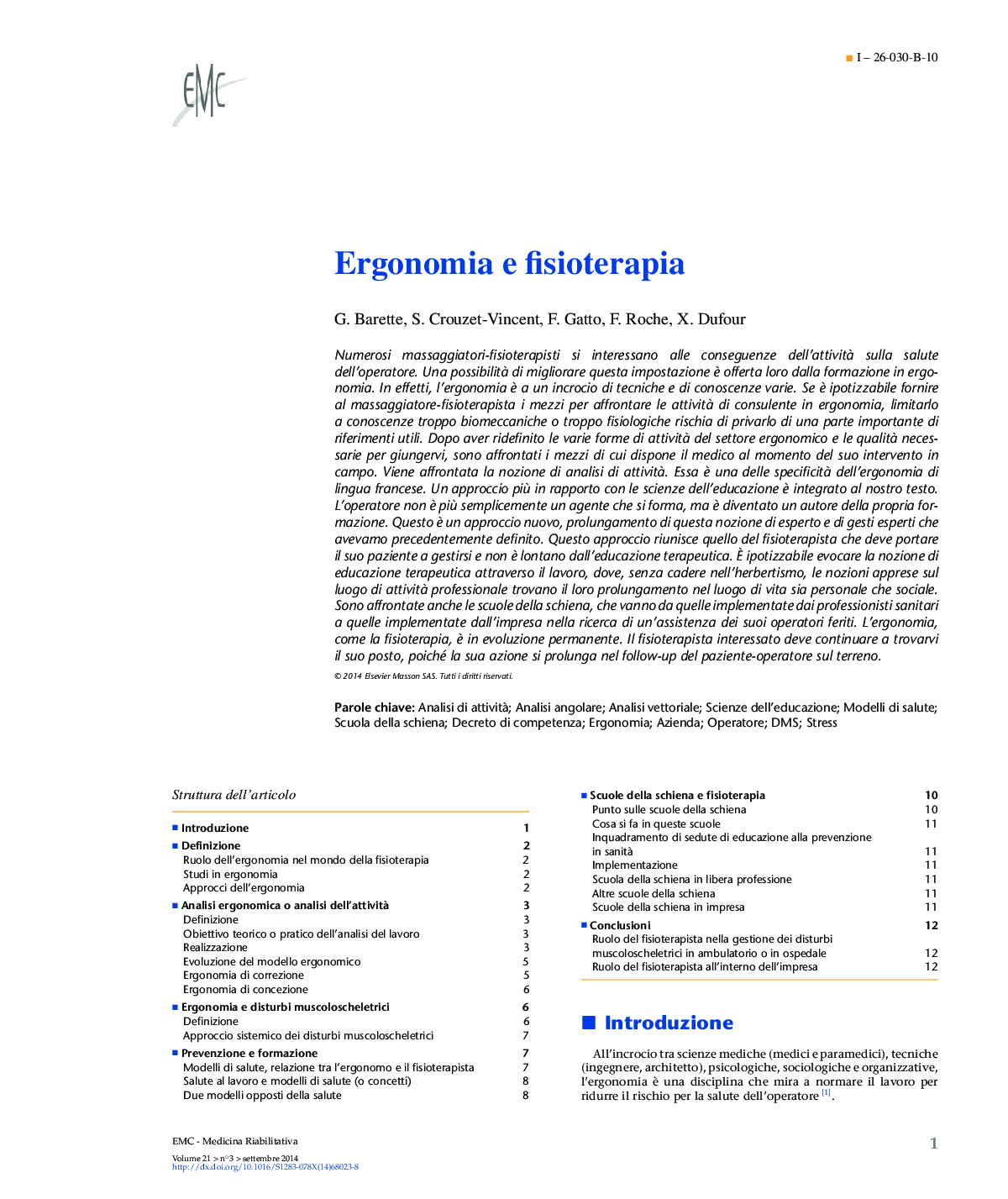 Ergonomia e fisioterapia