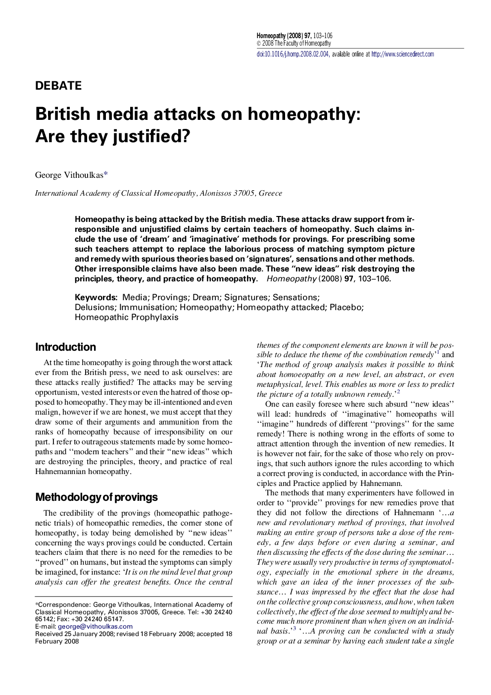 British media attacks on homeopathy: Are they justified?