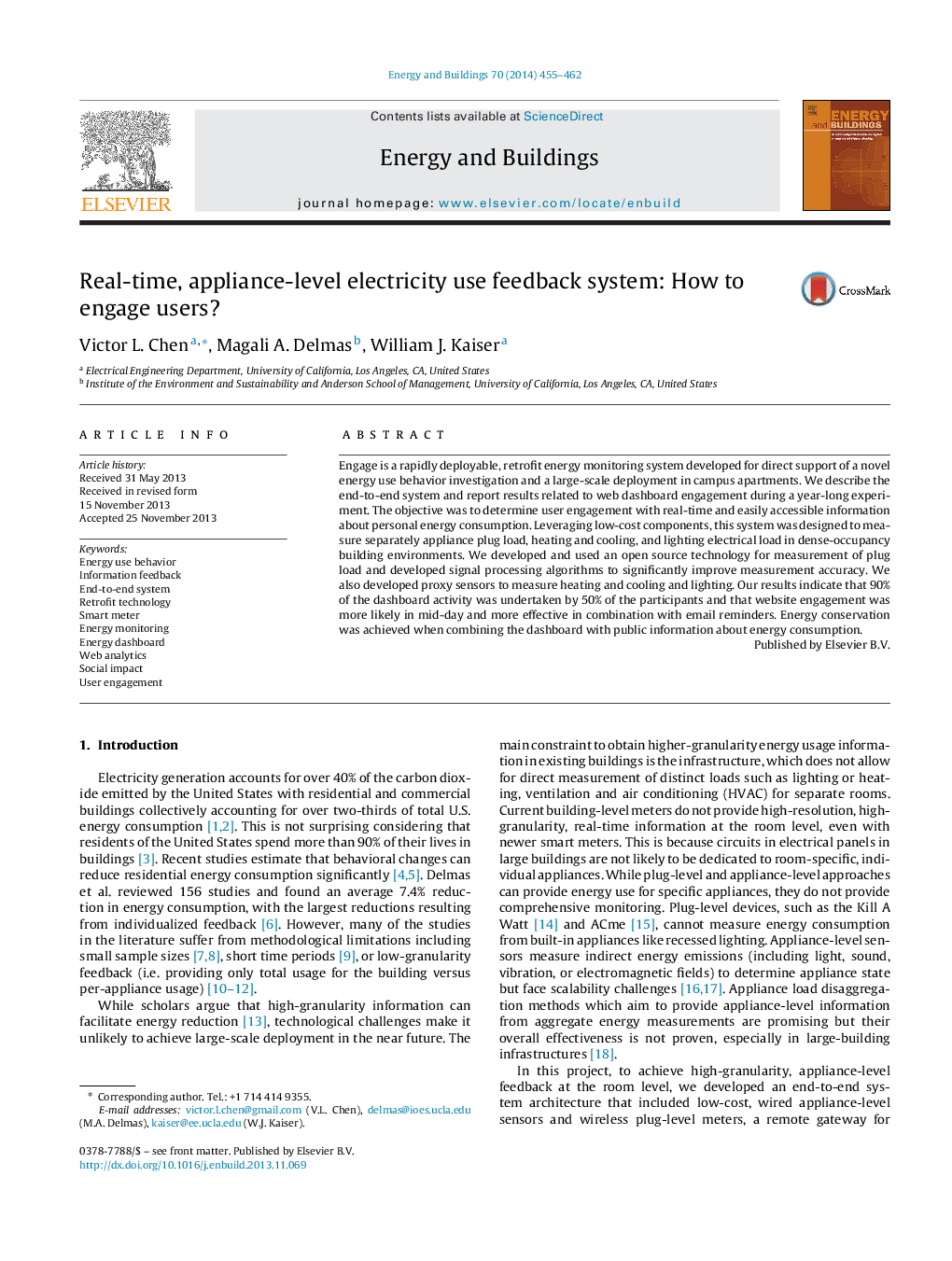 Real-time, appliance-level electricity use feedback system: How to engage users?