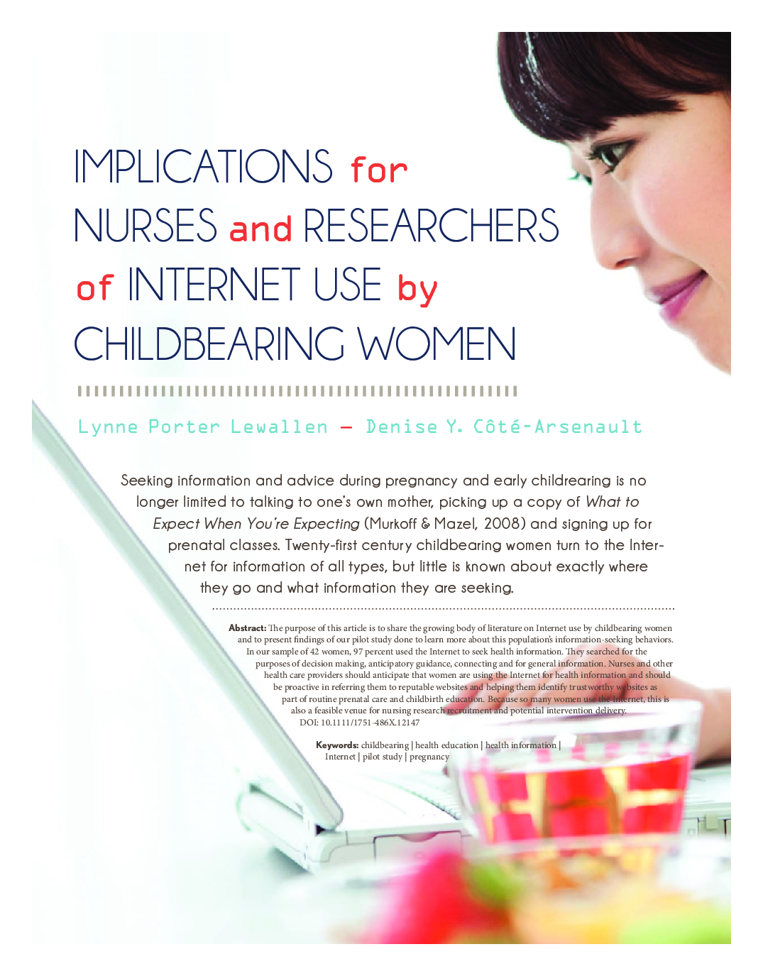 پیامدهای پرستاران و محققان استفاده از اینترنت توسط زنان بارور 