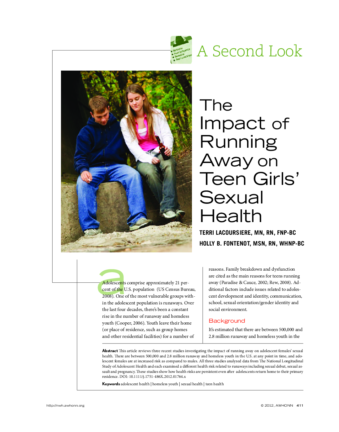 The Impact of Running Away on Teen Girls' Sexual Health