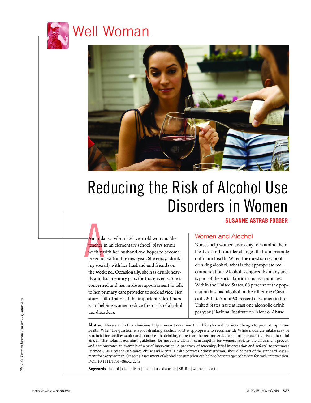 کاهش خطر ابتلا به اختلالات مصرف الکل در زنان 