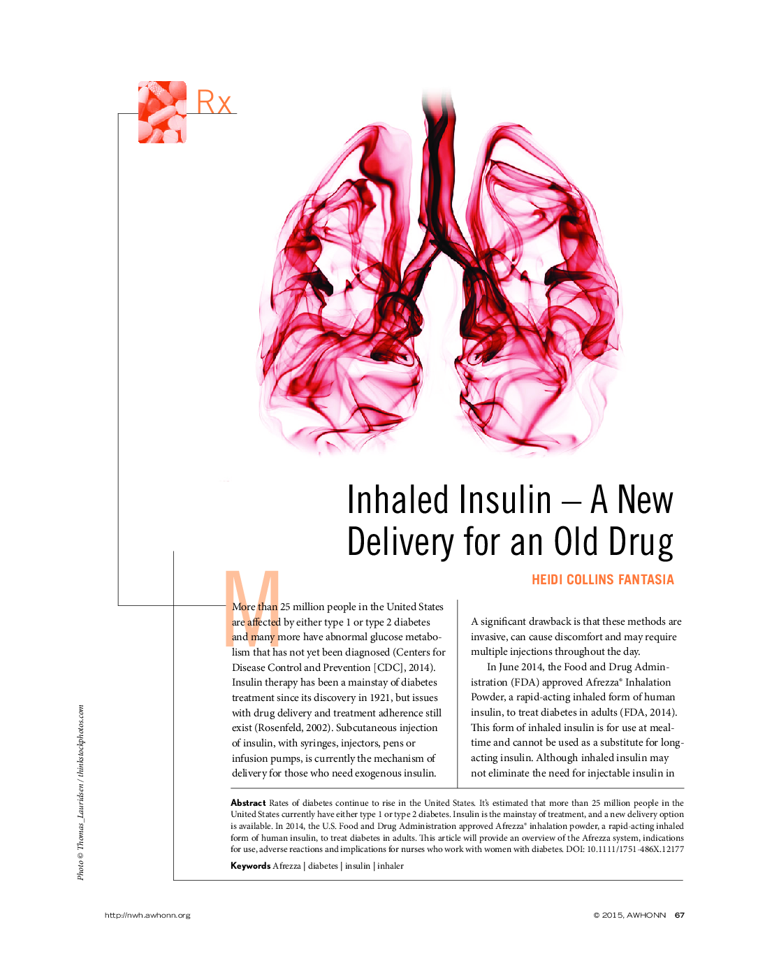 Inhaled Insulin - A New Delivery for an Old Drug