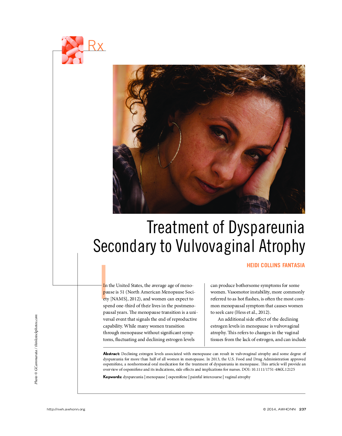 درمان دیسپروونیایی ثانویه به آتروفی وولوواژینال 