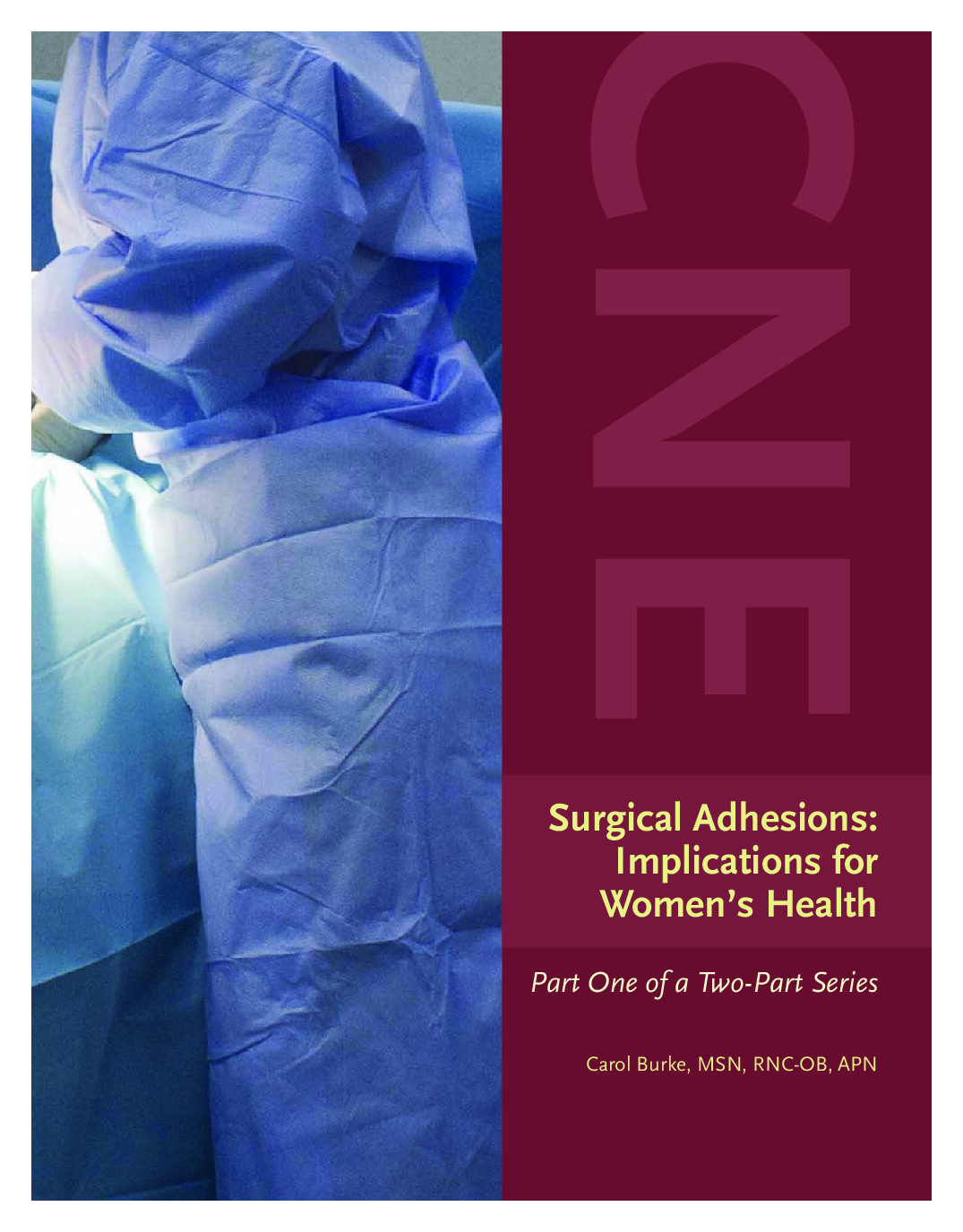 Surgical Adhesions: Implications for Women's Health: Part One of a Two-Part Series