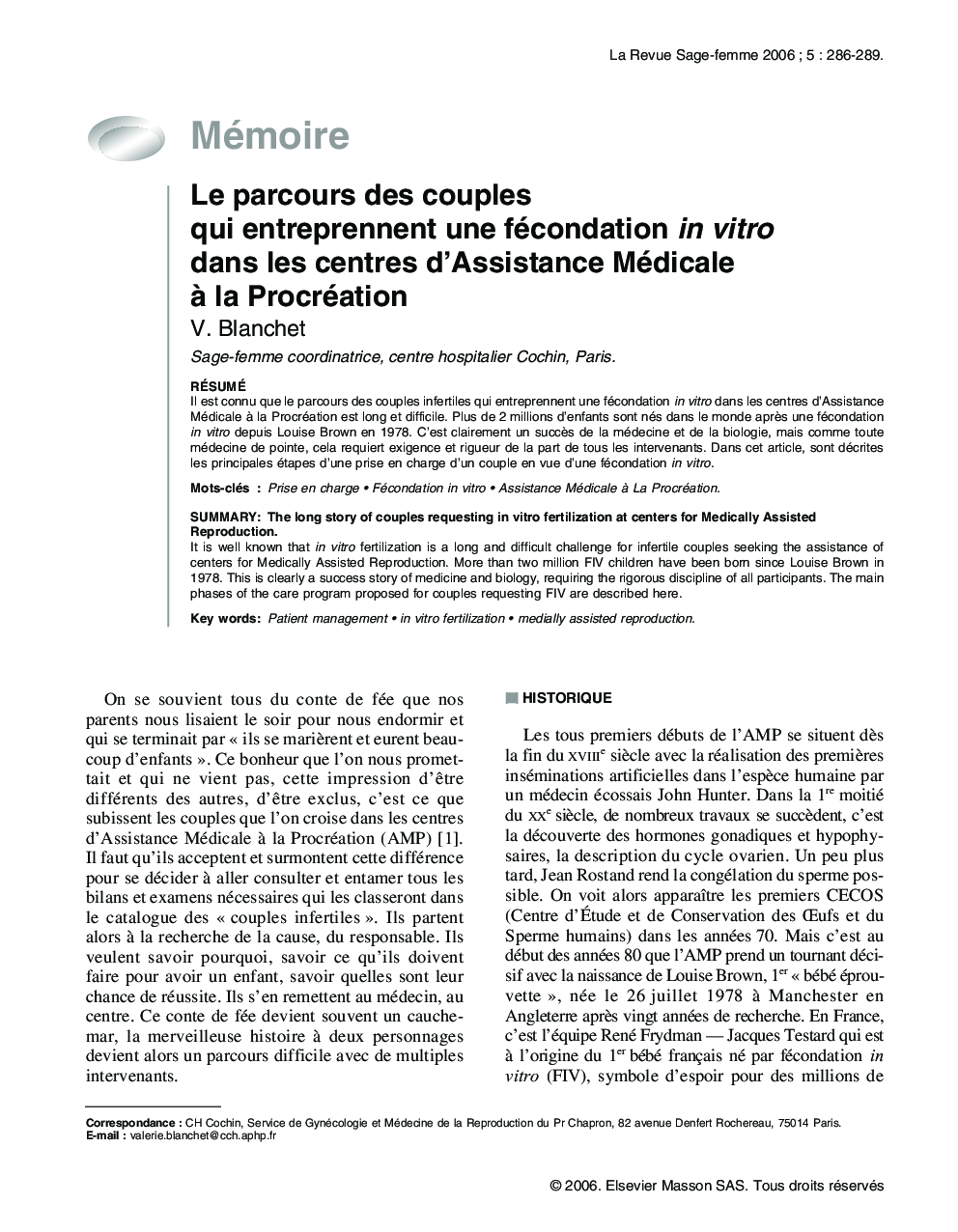 Le parcours des couples qui entreprennent une fécondation in vitro dans les centres d'Assistance Médicale Ã  la Procréation