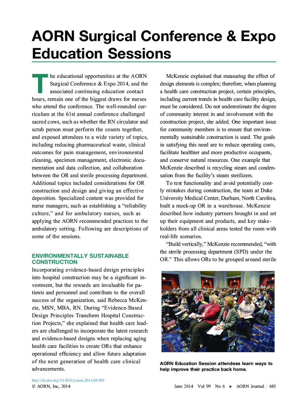 عکس صفحه اول مقاله: AORN Surgical Conference & Expo Education Sessions AORN Surgical Conference & Expo Education Sessions