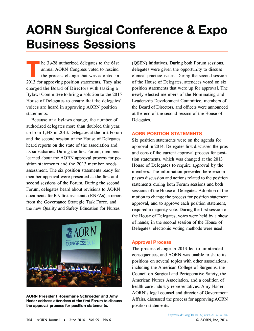 عکس صفحه اول مقاله: AORN Surgical Conference & Expo Business Sessions AORN Surgical Conference & Expo Business Sessions