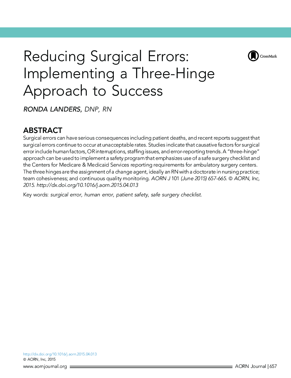 کاهش خطاهای جراحی: اجرای یک رویکرد سه جانبه برای موفقیت 