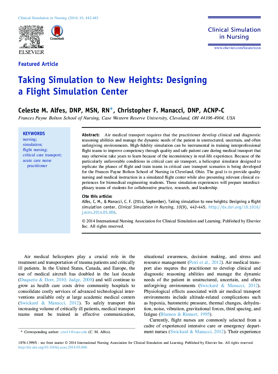 Taking Simulation to New Heights: Designing aÂ Flight Simulation Center