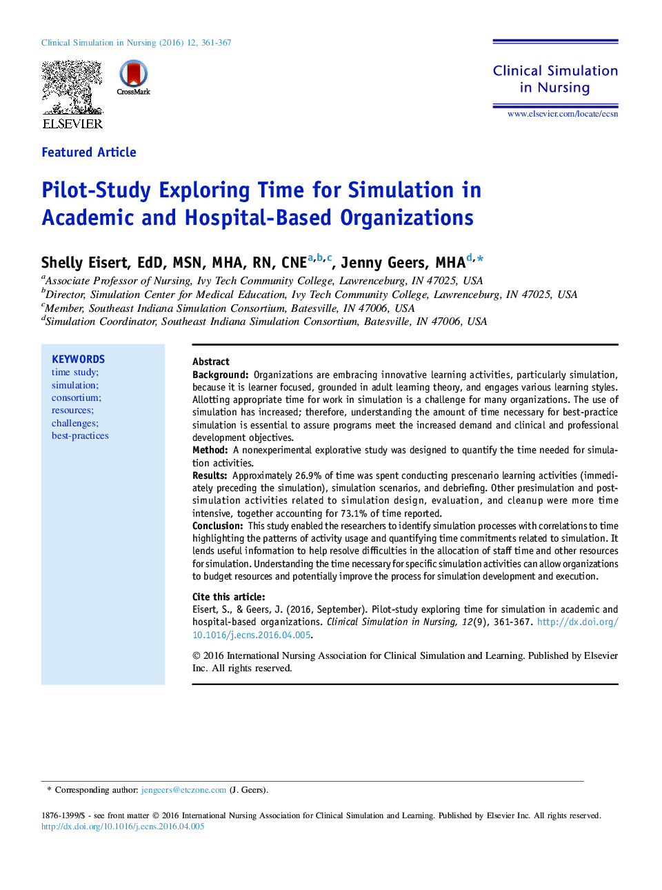 بررسی مطالعه آزمایشی زمان برای شبیه سازی در سازمان های آموزشی دانشگاهی و بیمارستان