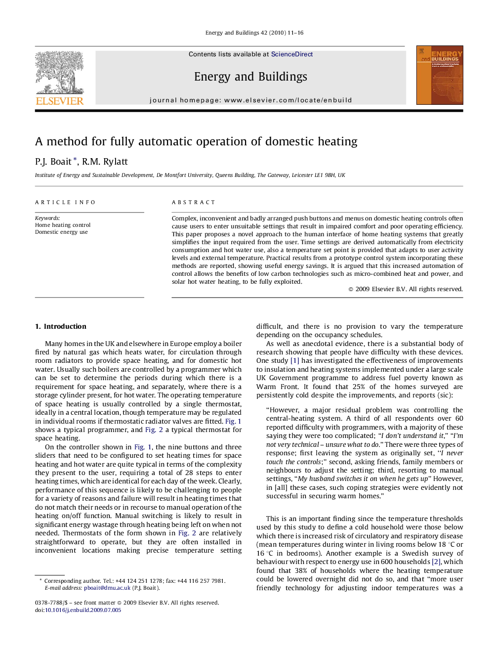 عکس صفحه اول مقاله: A method for fully automatic operation of domestic heating A method for fully automatic operation of domestic heating