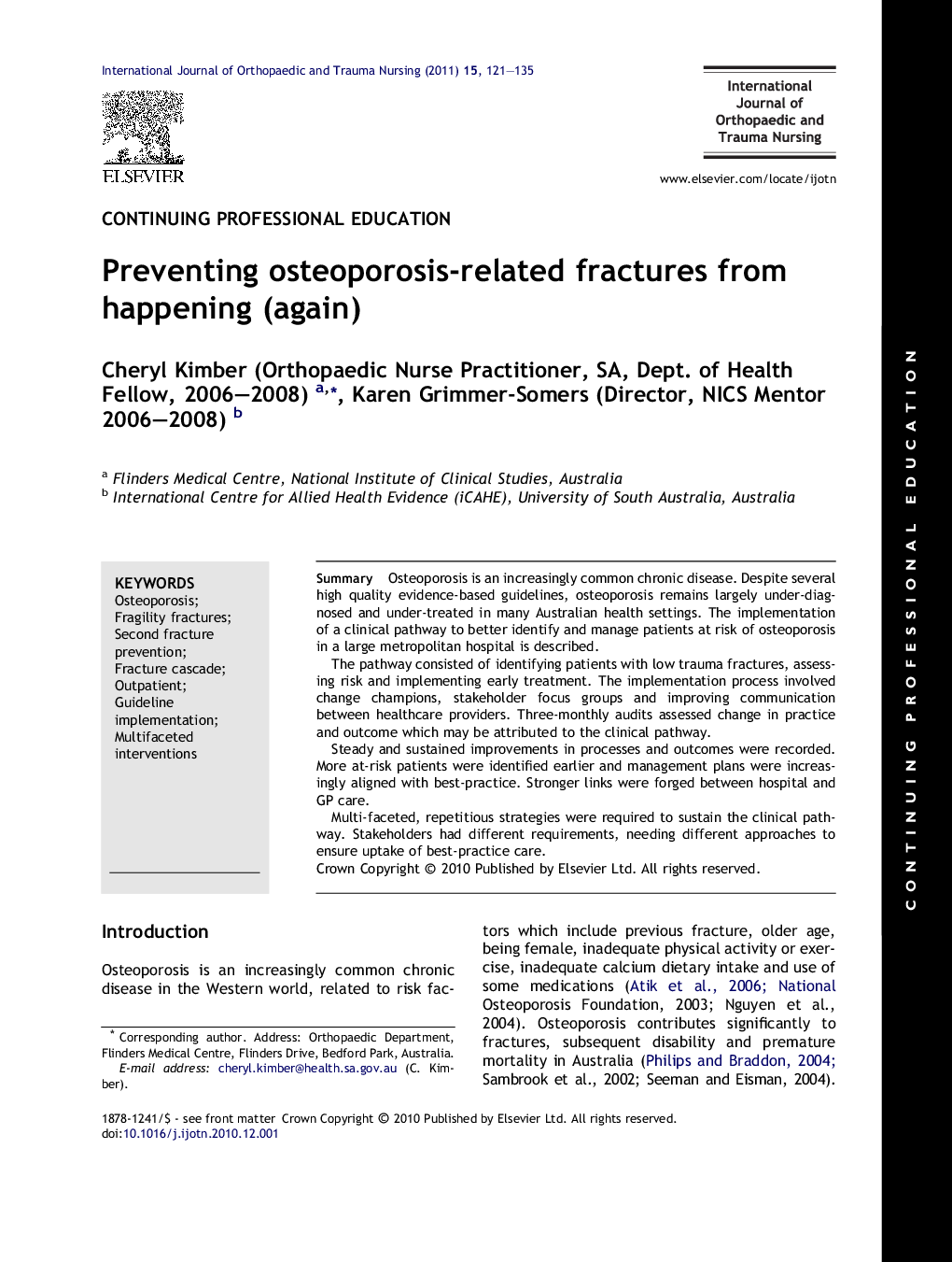 Preventing osteoporosis-related fractures from happening (again)