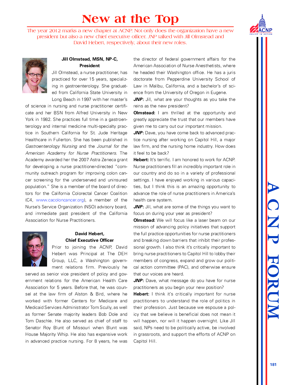 ACNP Forum