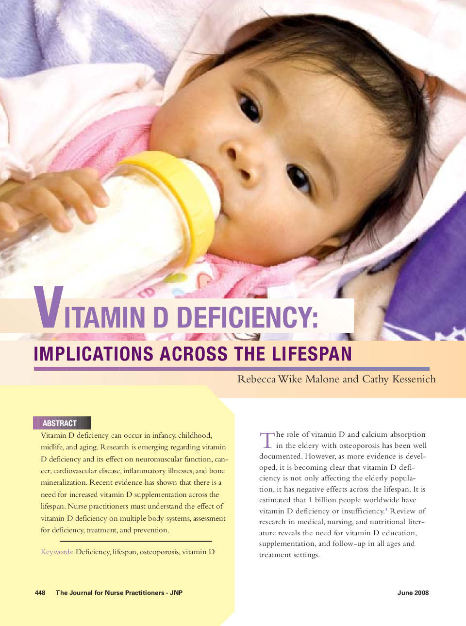 Vitamin D Deficiency: Implications Across the Lifespan 