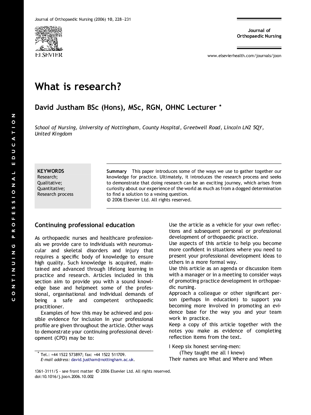 What is research?