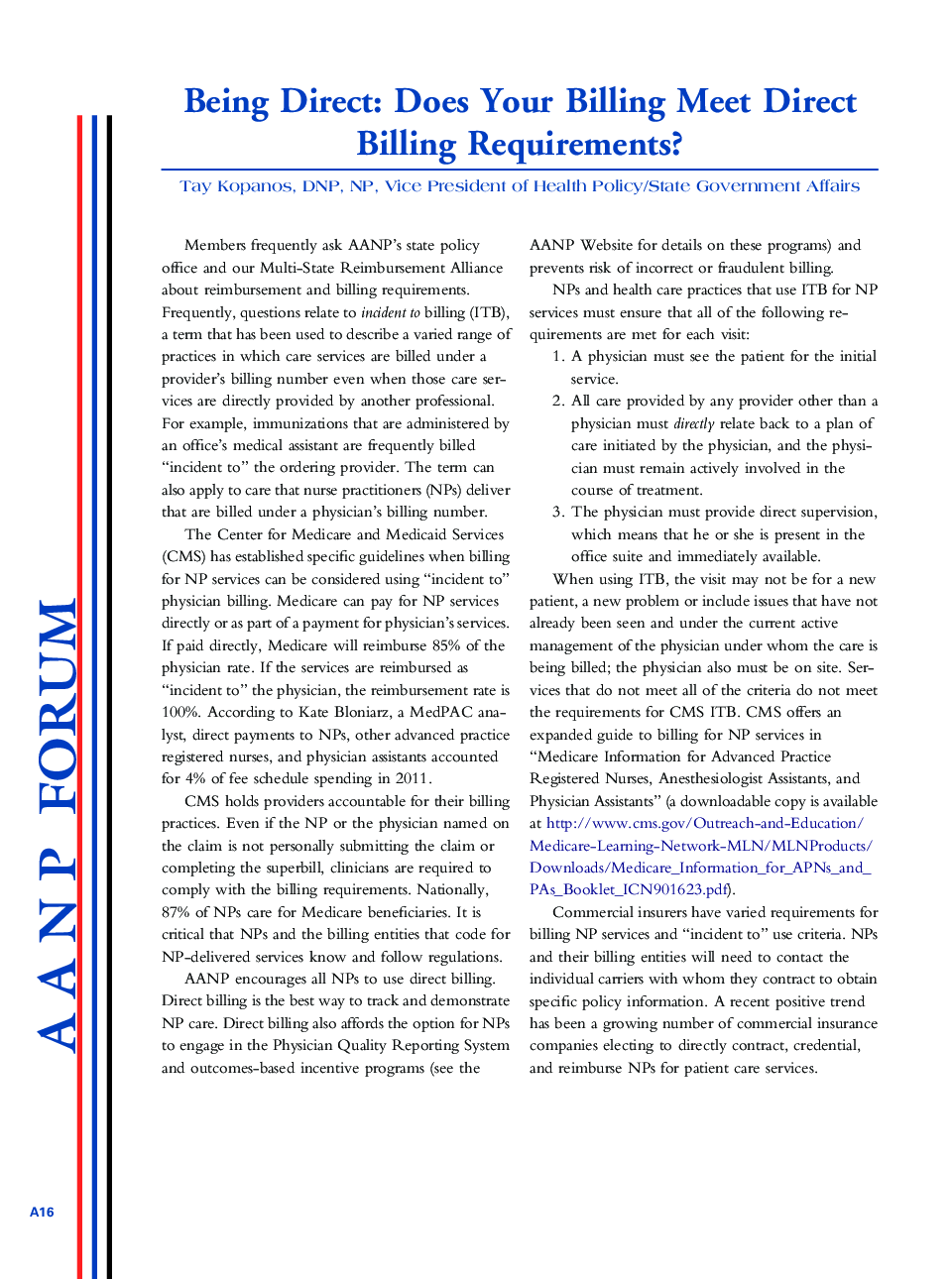 AANP Forum