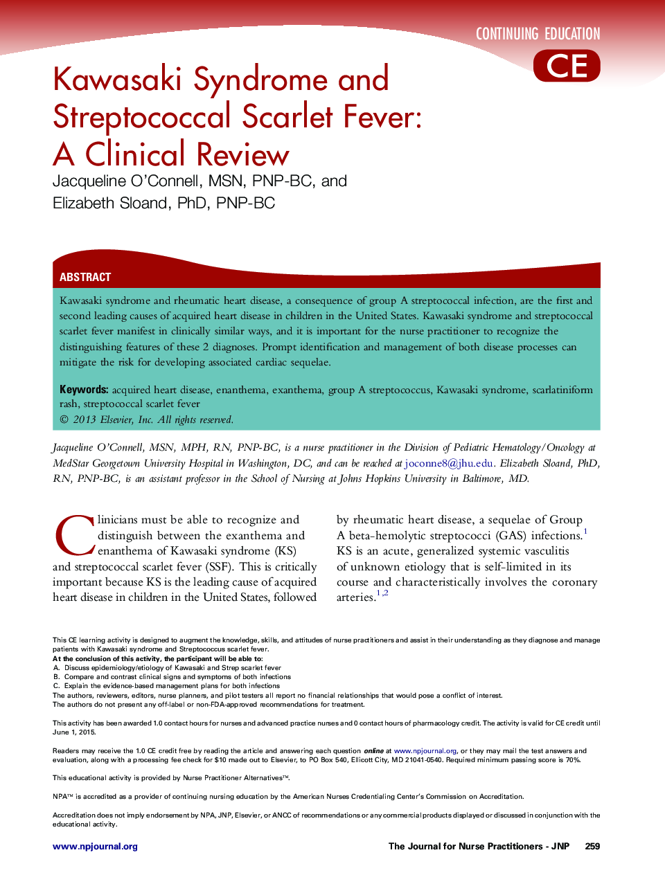 Kawasaki Syndrome and Streptococcal Scarlet Fever: A Clinical Review