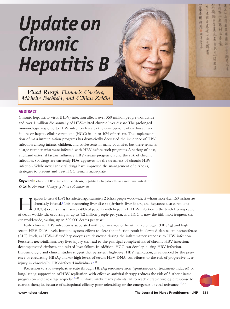 Update on Chronic Hepatitis B 