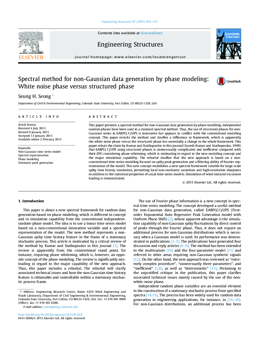 Spectral method for non-Gaussian data generation by phase modeling: White noise phase versus structured phase