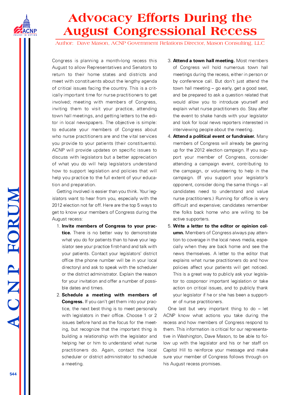 ACNP Forum