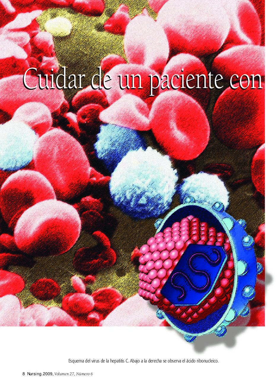 عکس صفحه اول مقاله: Cuidar de un paciente con hepatitis C crónica Cuidar de un paciente con hepatitis C crónica