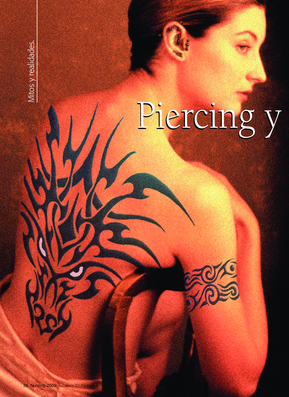 Piercing y tatuajes corporales