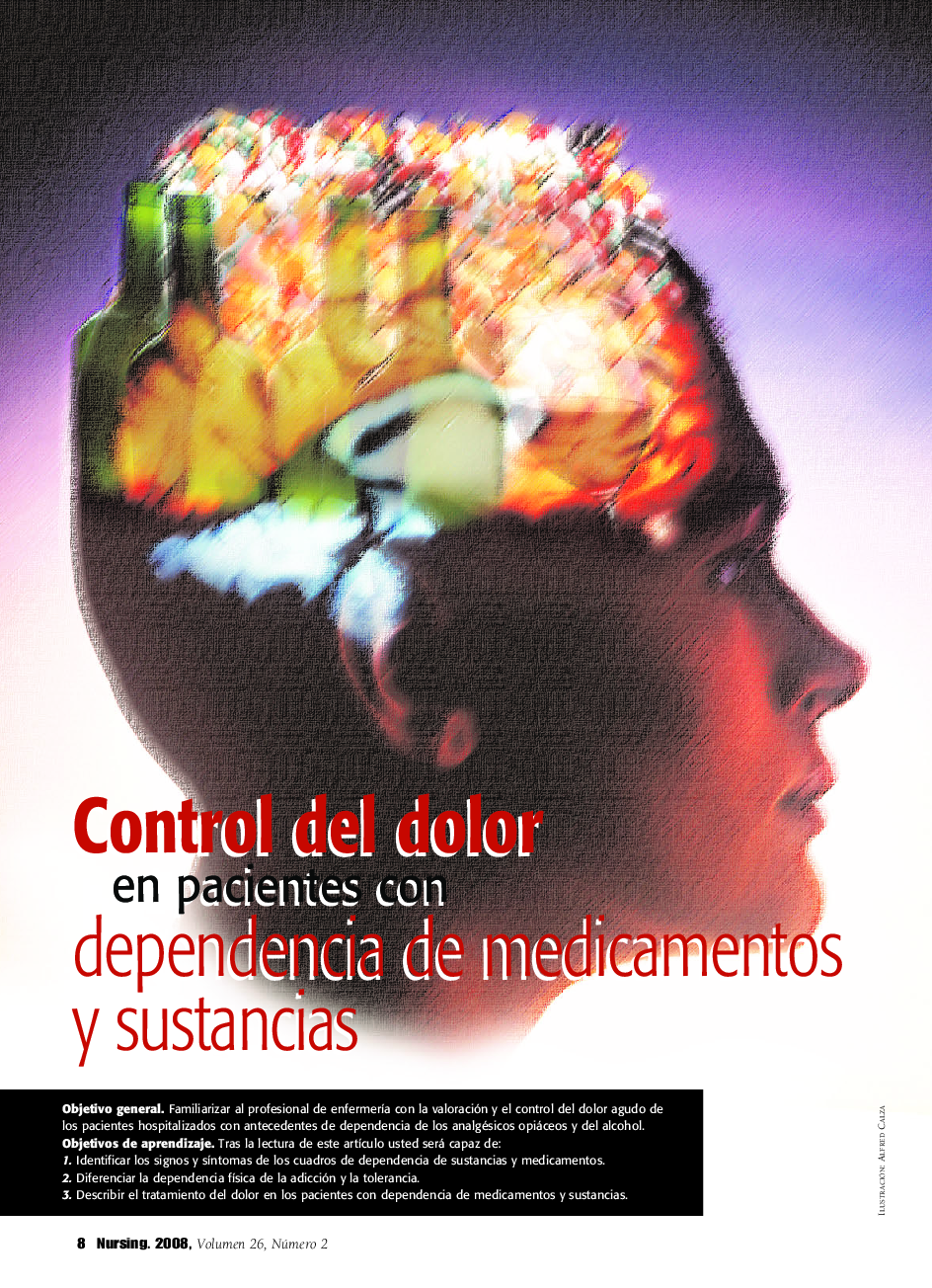 Control del dolor en pacientes con dependencia de medicamentos y sustancias