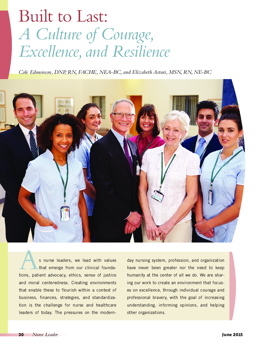 Built to Last: A Culture of Courage, Excellence, and Resilience 