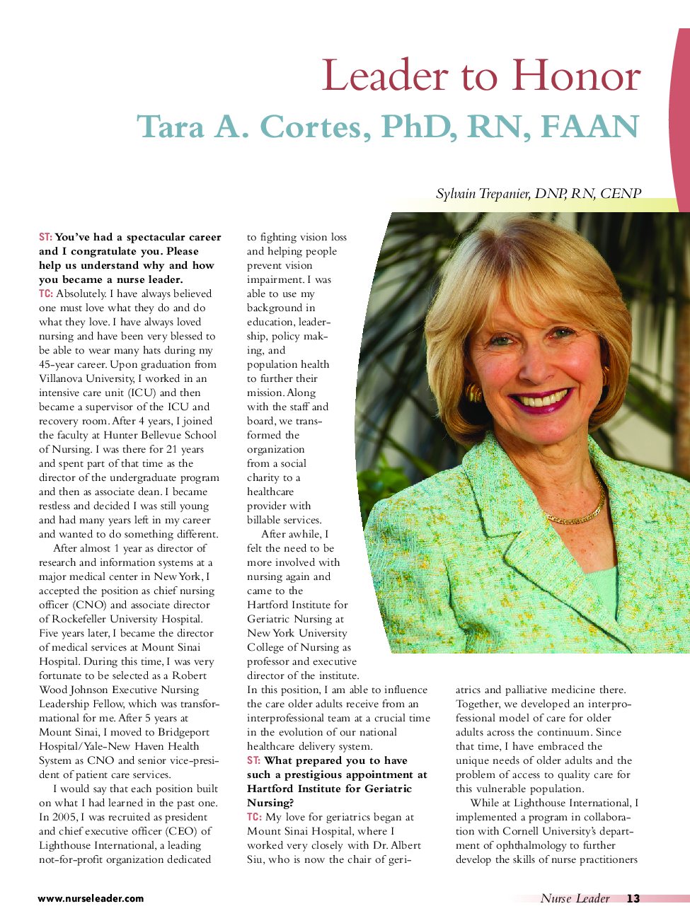 Tara A. Cortes, PhD, RN, FAAN