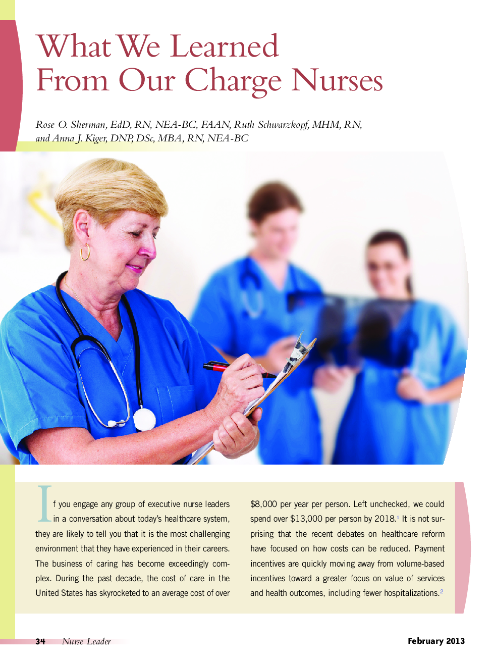 What We Learned From Our Charge Nurses
