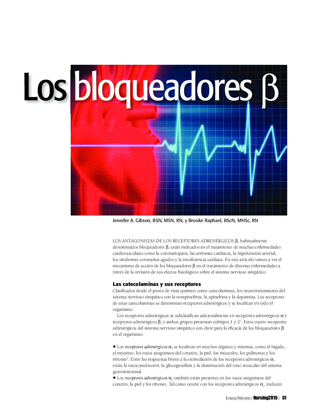 عکس صفحه اول مقاله: Los bloqueadores β Los bloqueadores β
